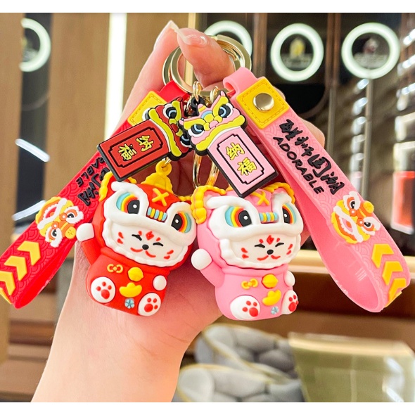 GANTUNGAN KUNCI BARONGSAI / GANTUNGAN KUNCI IMLEK KELINCI / ASEKSORIS IMLEK / BARONGSAI IMLEK 2023 / GANCI BARONGSAI CHINESE JAPANESE / GANTUNGAN BARONGSAI MERAH PINK BIRU KUNING