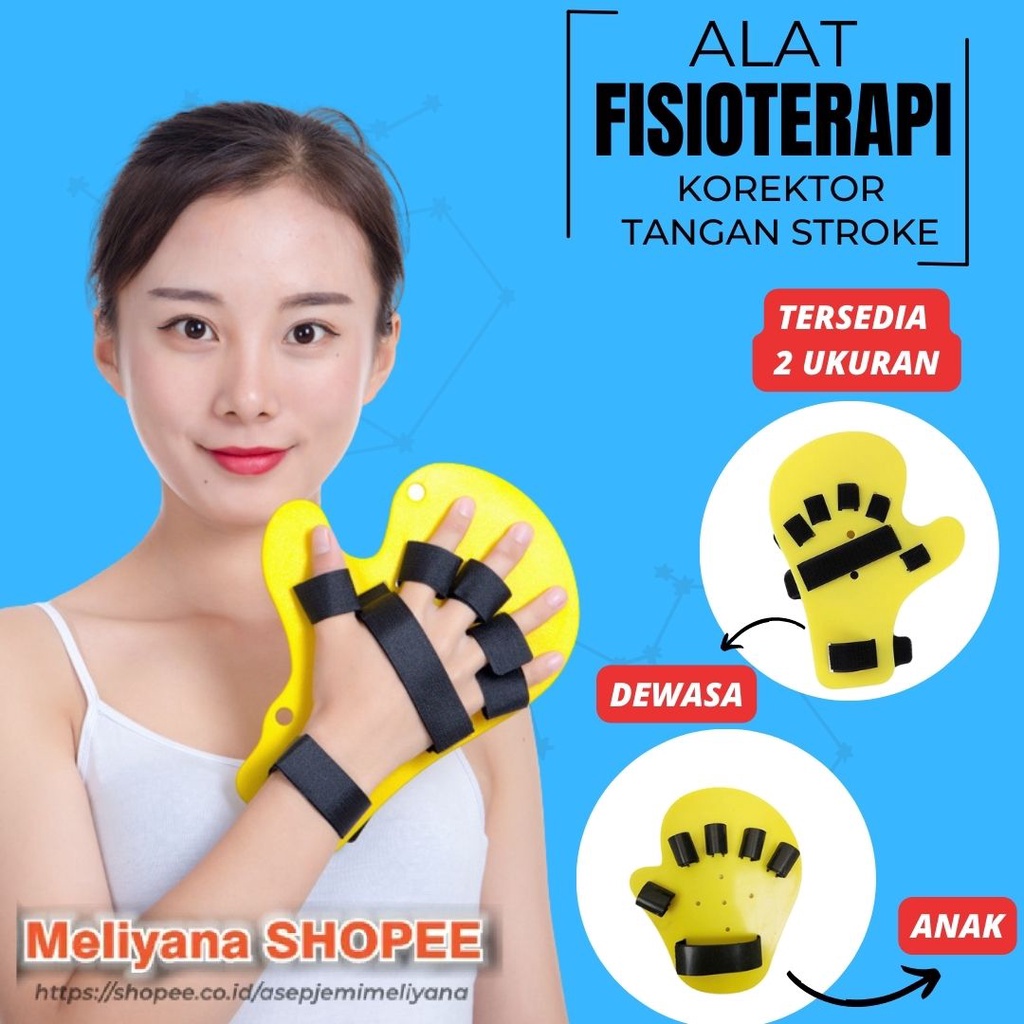 ALAT FISIOTERAPI Latihan Tangan Stroke Struk Lumpuh - Fingerboard Stroke Hand Splint Training