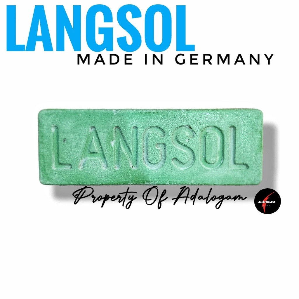 LANGSOL GERMANY Batu Hijau Poles Stainless Batangan