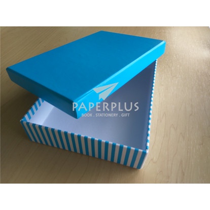 

Terlaris Kotak Kado / Kotak Hadiah / Gift Box Kemeja Garis Biru