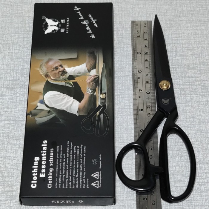 

Scissor Gunting Kain Merk Butterfly 9"- 230Mm