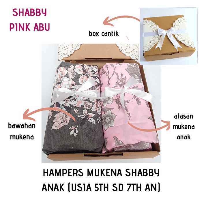 

ARS04 HAMPERS MUKENA SHABBY ANAK MURAH