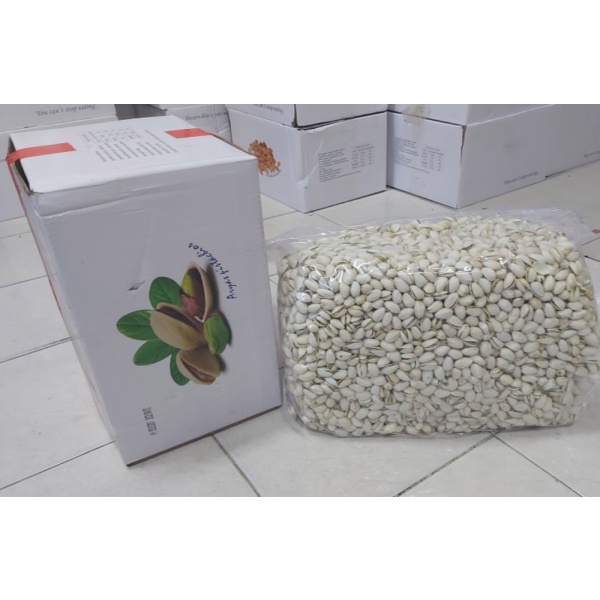 

Dijual Kacang Pistachio DUS-10KG Pistachios Roasted Fustuk Ketawa Matang Murah