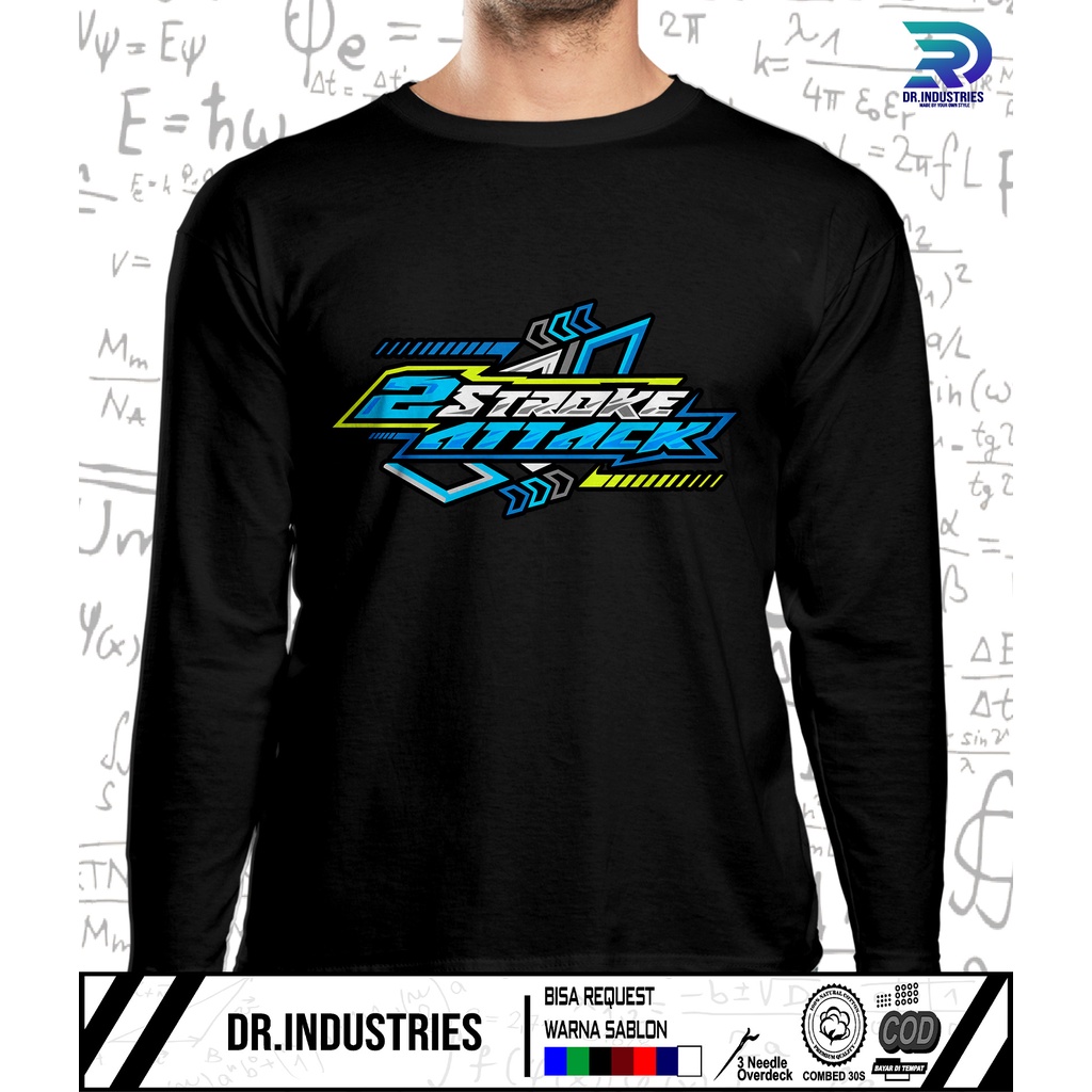 Kaos Lengan Panjang 2 STROKE 2TAK 2STROKE INDONESIAN RACING RIDING SUNMORI - DR INDUSTRIES