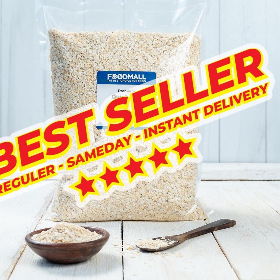 

HOT Product Quick Oat 1 kg / Oat Halus cepat saji grosir