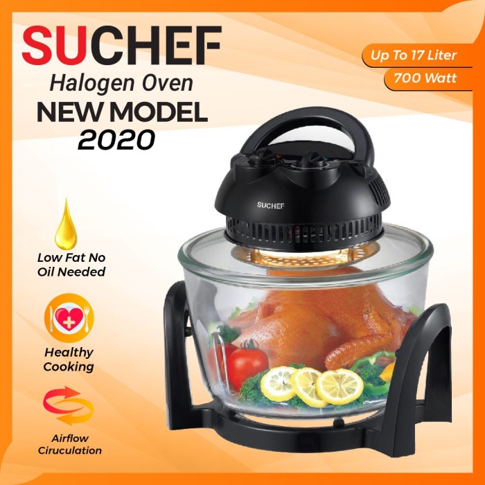 [Fryer] Suchef Halogen Air Fryer Oven [Dapur]