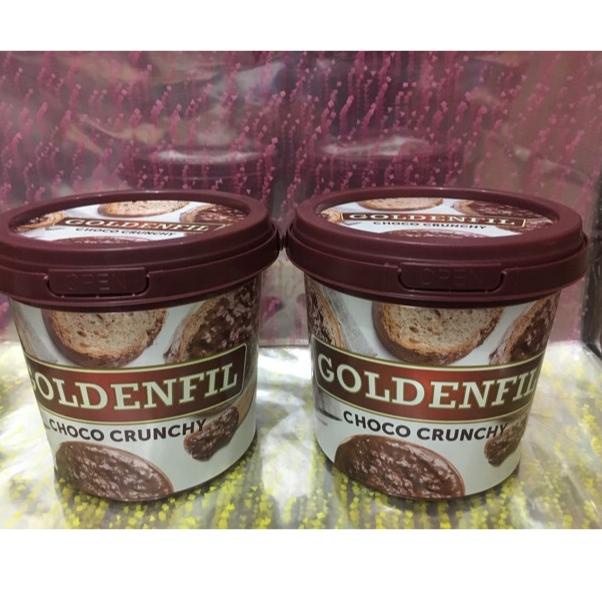 

bxs06 Murah PAKET 2 PCS GOLDENFIL Selai Coklat Crunchy Chocolate CHOCO CRUNCH Kemasan 1 Kg .,.,.,..,