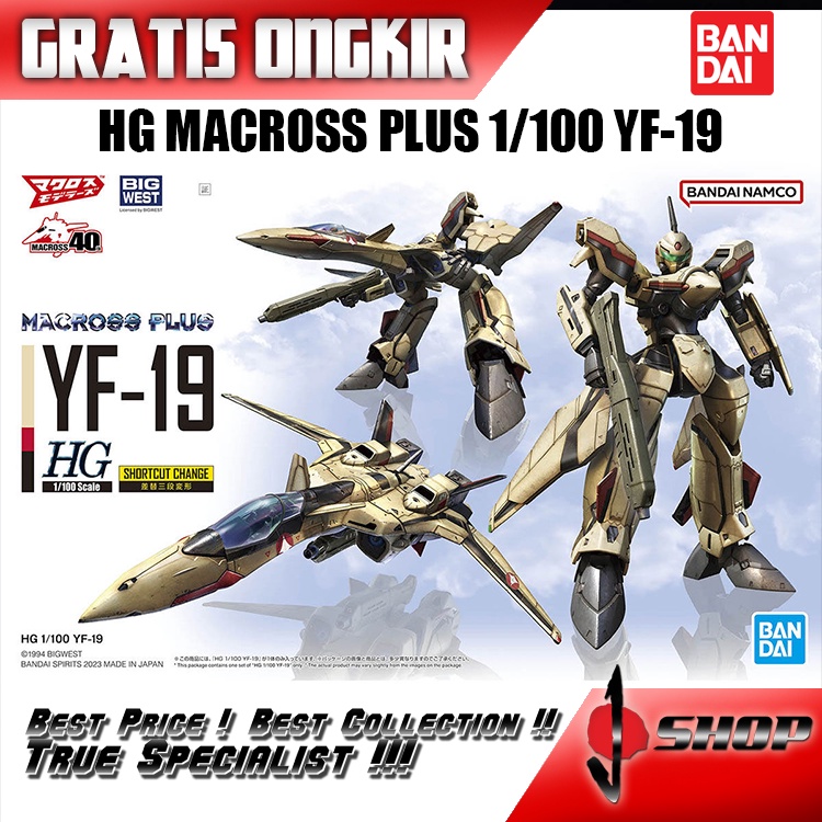 HG 1/100 MACROSS PLUS YF-19