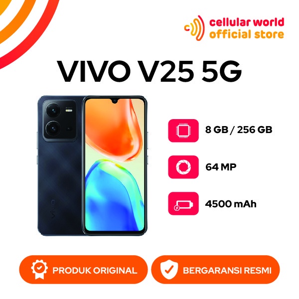 Jual Smartphone Vivo V25 5G 8/256GB Garansi Resmi Indonesia | Shopee
