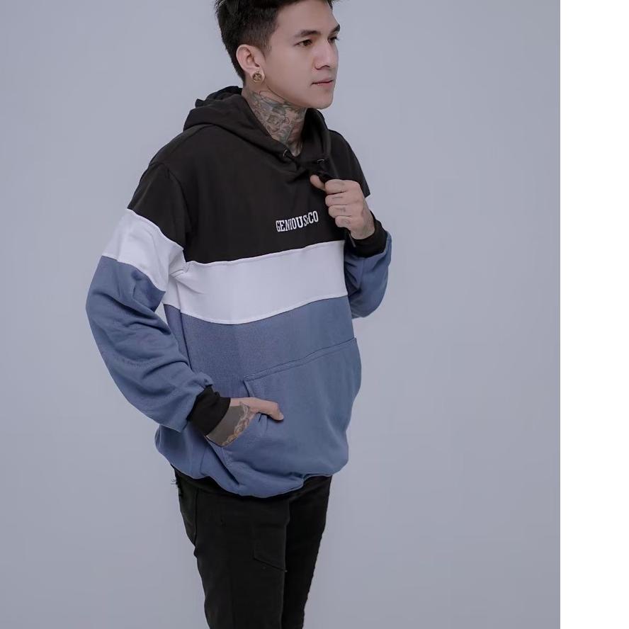 ➻ Jaket Hoodie Motif Sablon Kain Katun Fleece ✩