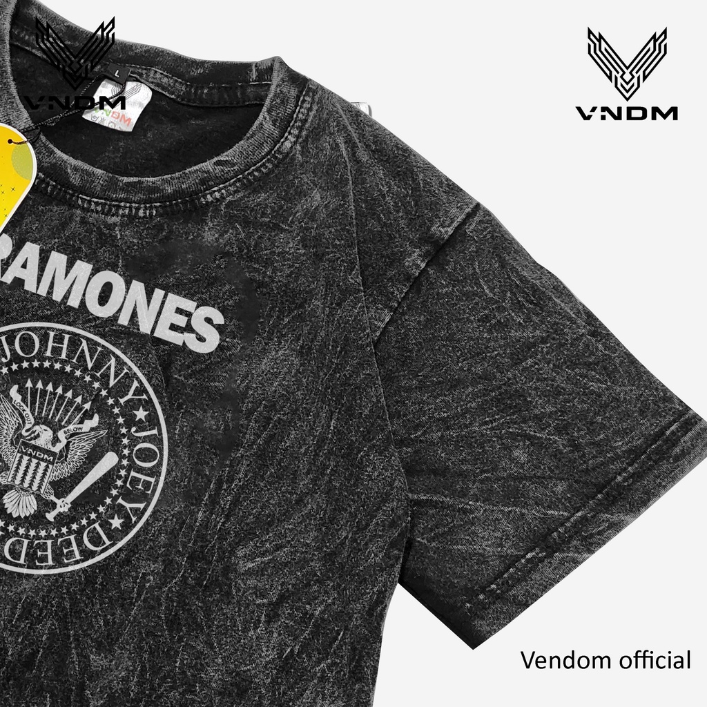 Vendom Kids Baju Kaos Anak Washet Laki Laki / Perempuan Unisex Umur 1-12 Tahun Bahan Cotton 30S VNDM musik