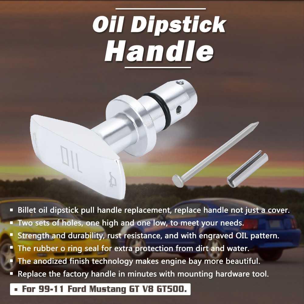 Car Oil Engine Dipstick Pull Handle Aluminium - HT-ODP02