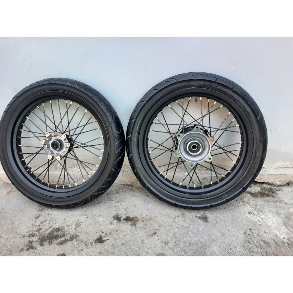 Roda Supermoto CRF 250/300 Ban Paket Hemat Ring 17 Murah
