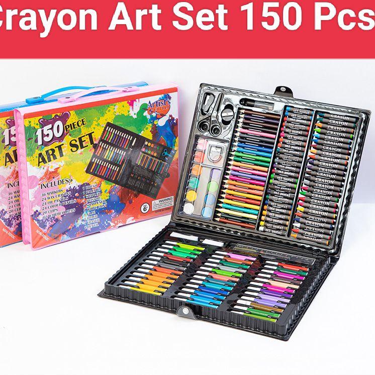 

12.12 FLASH SALE 「Skylo」Crayon Art Set 150 Pcs/Art Set 150 Pensil Warna/Crayon Mewarnai 150 Warna buruan