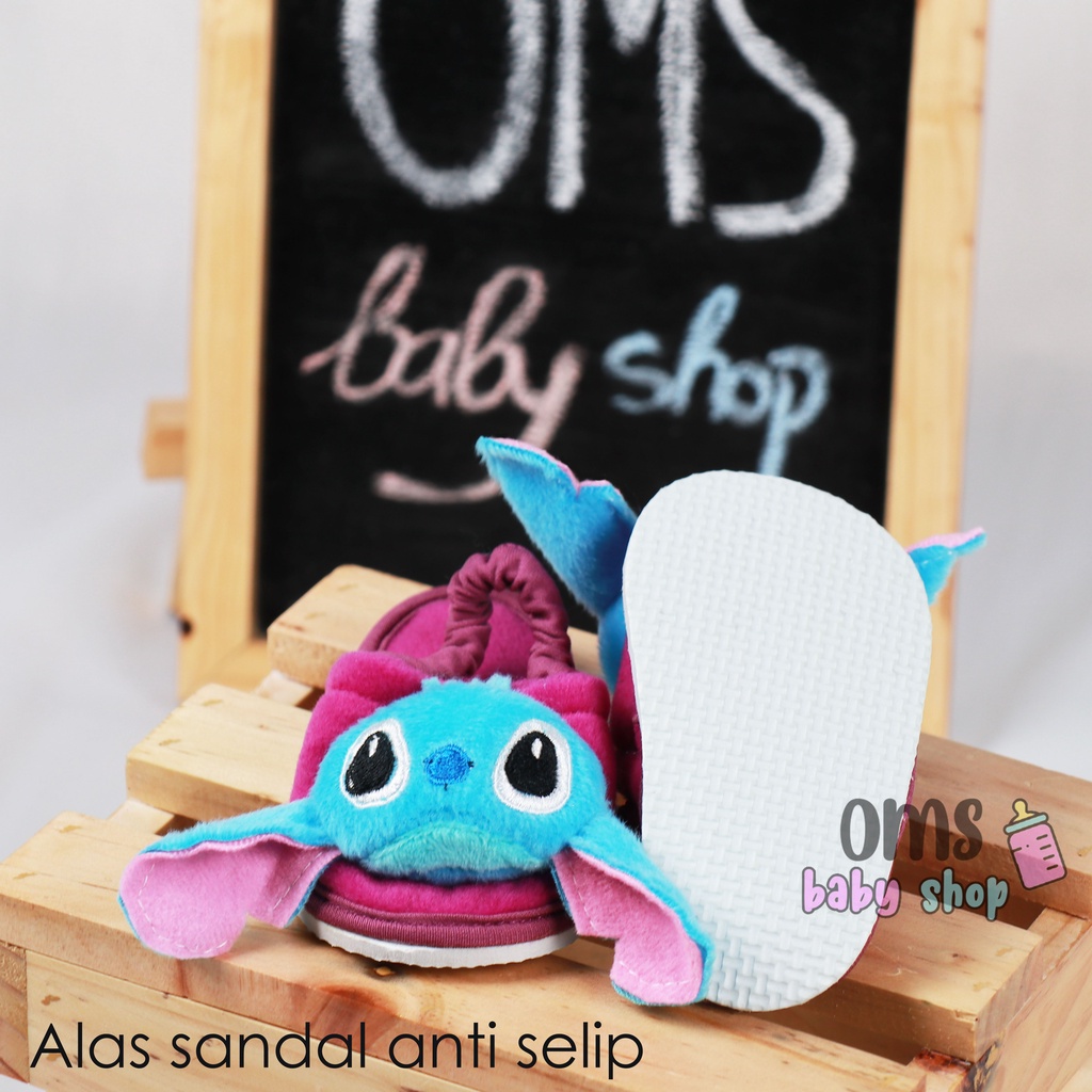 [PACKING MIKA] Sepatu Sandal Bayi Hiasan Boneka Lucu HOSANA baby / Sandal Bayi Anti Selip / Sandal Bayi Boneka