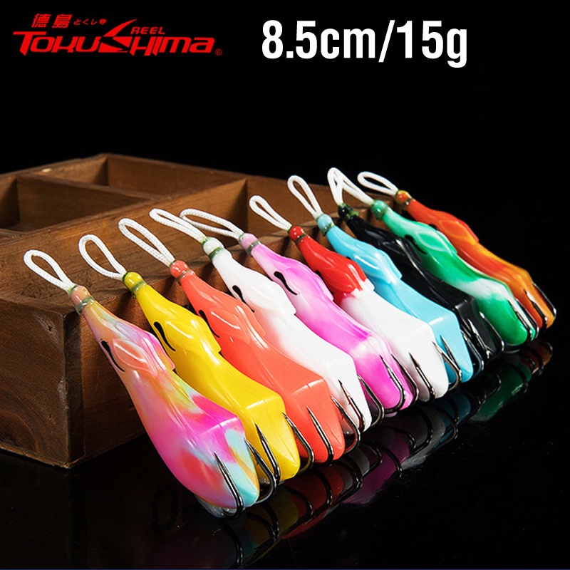 1pcs 8.5cm/15g Soft Frog Topwater Jump Frog Toman 10warna Floating Snakehead Plastic Frog Lure Dengan Kait Ganda