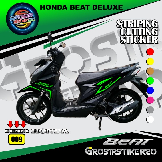 STIKER CUTTING VARIASI HONDA BEAT NEW DELUXE / STRIPING CUTTING STIKER HONDA BEAT DELUXE / CUTTING S