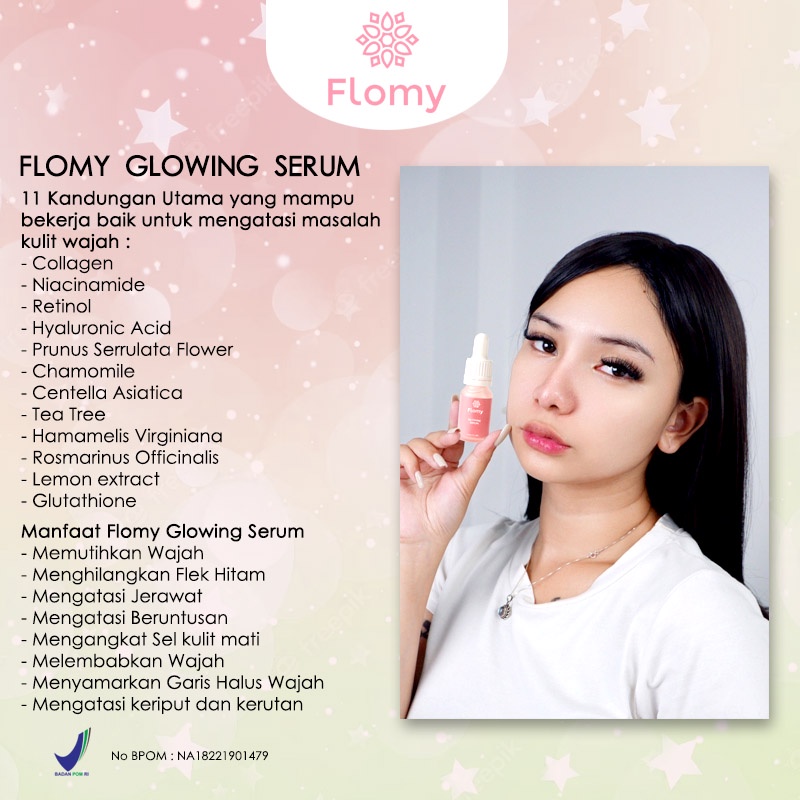 Flomy Retinol Glowing Serum | Bundlink Isi 2 Botol