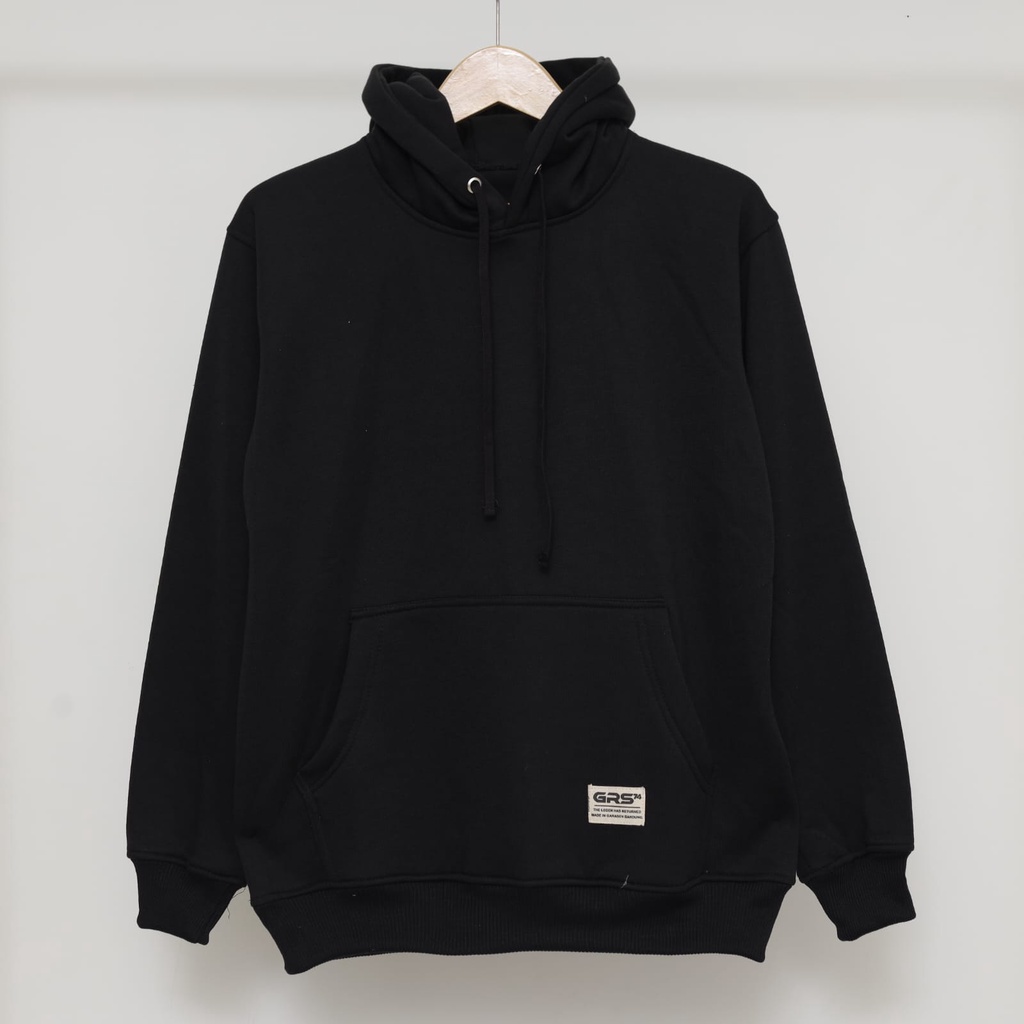 DOZY X GRS74 I SWEATER HOODIE UNISEX HITAM