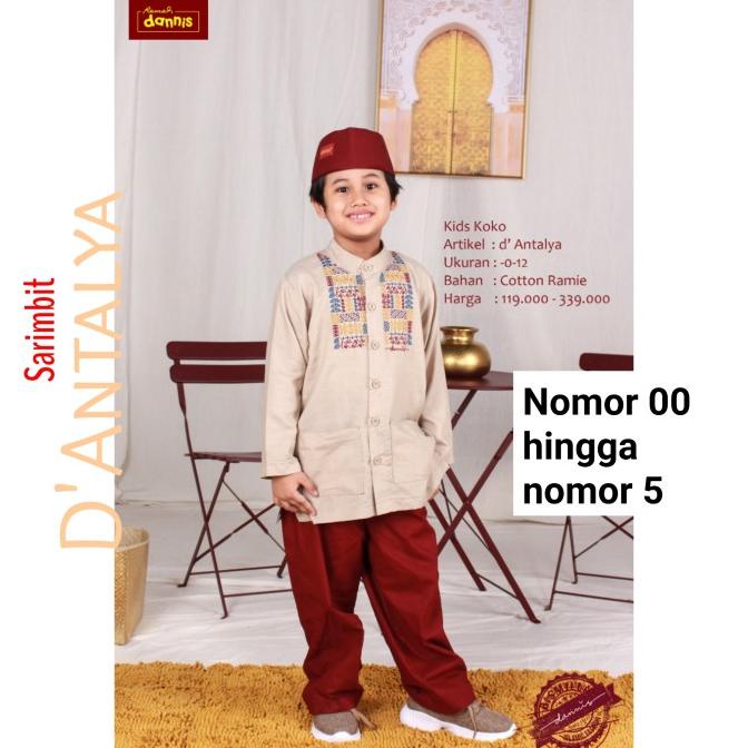 Baju Muslim Anak Laki laki Sarimbit D Antalya Dannis Collection Part 1 PROMO