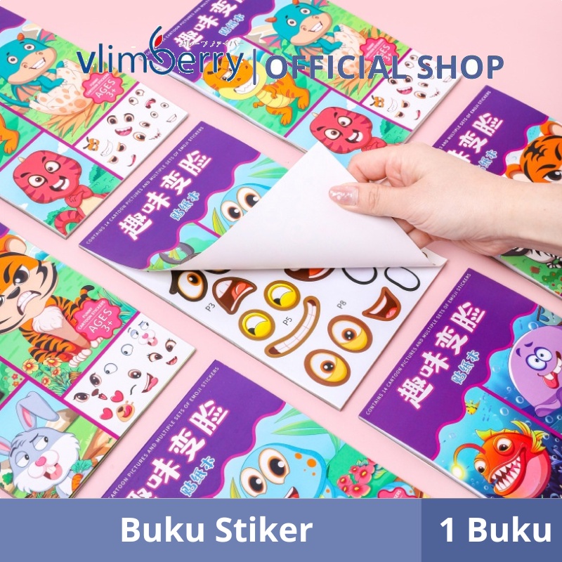 Sticker Activity Book Mainan Edukasi Anak Buku Stiker