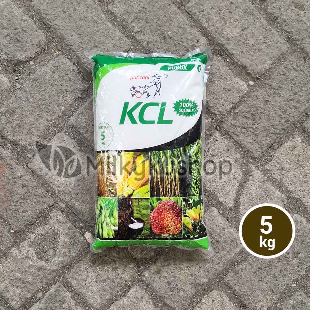 PUPUK PAK TANI KCL PUTIH 5 KG  KEMASAN PABRIK