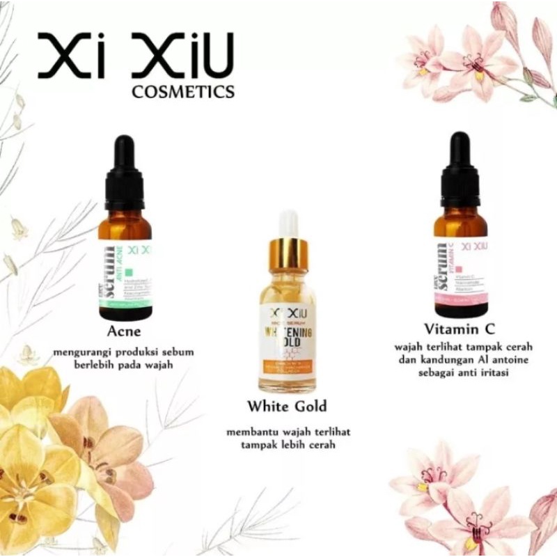 Xi Xiu Face Serum Anti Acne | Gold | Vitamin C BPOM