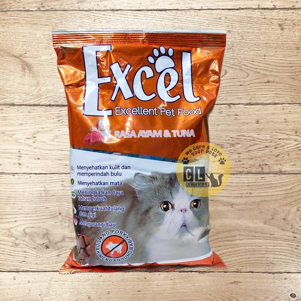 Makanan Kucing Excel 250 Gram - Makanan Kering Kucing Kitten Excel 250gr