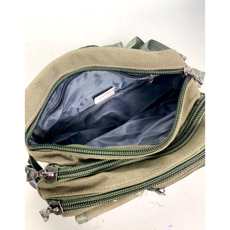 Tas Pinggang Pria Fortune Kanvas Tas Waistbag Pria Tas Selempang Pria Tas Pinggang Pria Import Terbaru