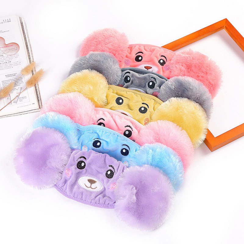 BS229 Masker Penutup Mulut Anti Debu Motif Kartun / Masker Penutup Telinga Mulut Anak