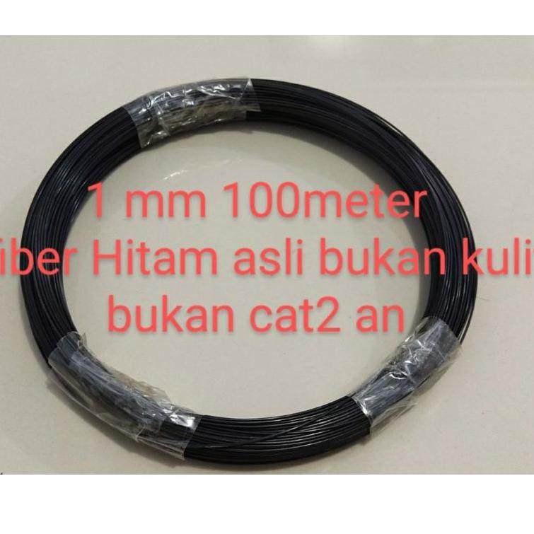 Ruji jeruji fiber roll warna hitam ukuran 1 mm ruji fiber hitam –ITA.05Ma23g