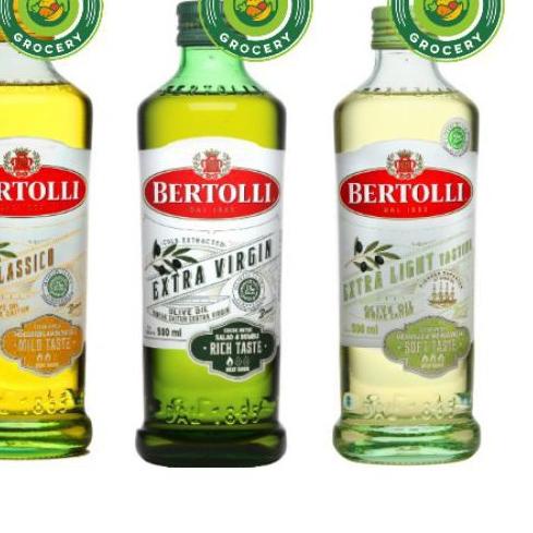 

➣ Bertolli 500 ml Extra Virgin / Extra Light / Classico / Olive Oil / EVOO / ELOO / Minyak Zaitun ♝
