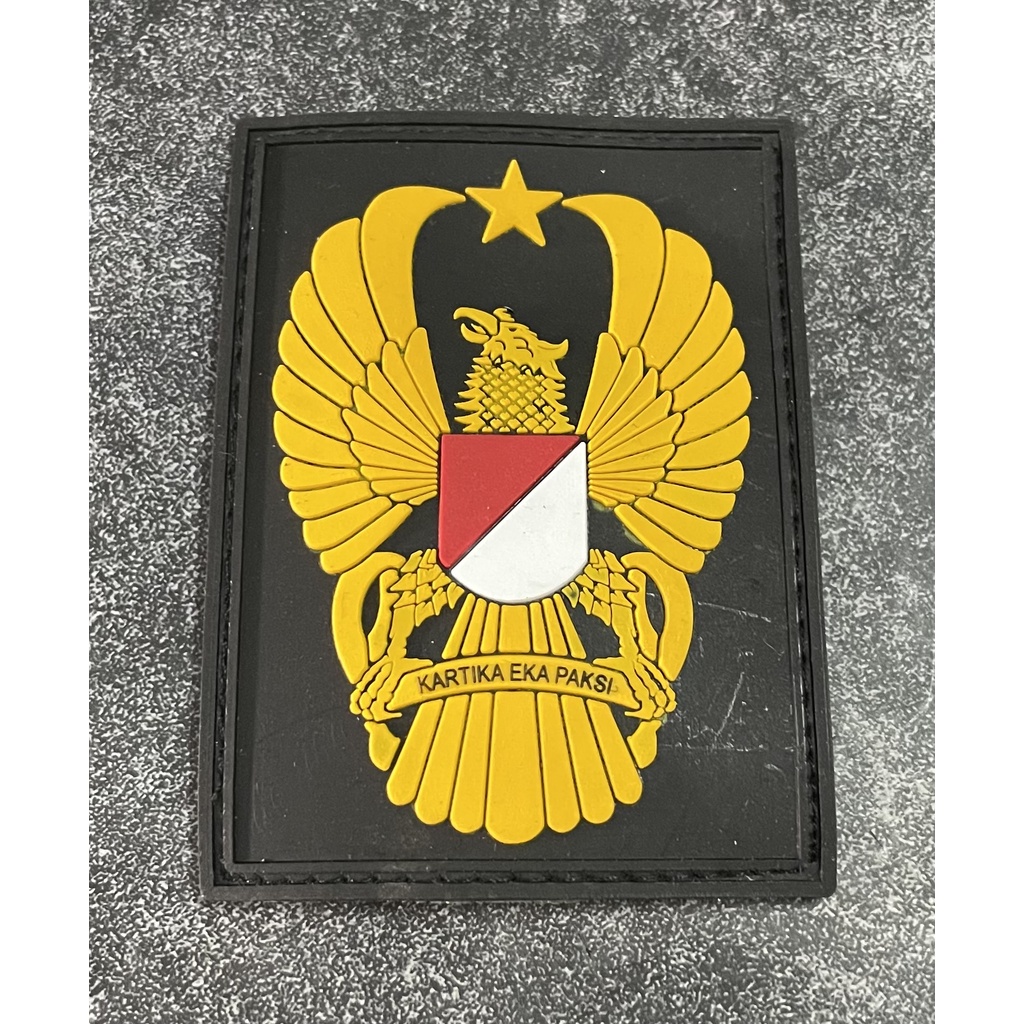 Patch Ekapaksi (Kotak Htm) - Patch Velcro TNI AD Ekapaksi - Prepetan