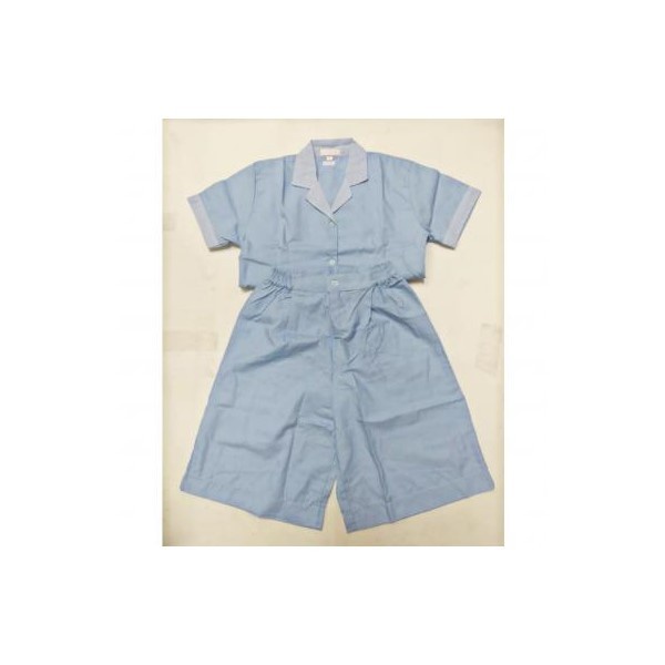 Baju Suster Baju Suster Sandrina Baju Suster Kulot Seragam Baby Sitter Pendek - S, Biru(M4M4) baju s