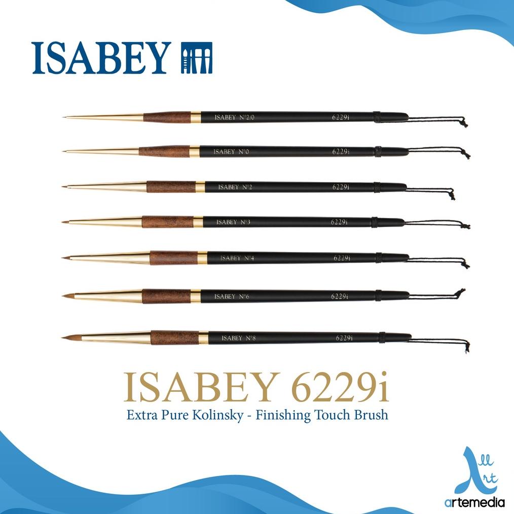 

Kuas Lukis Isabey 6229i Finishing Touches Kolinsky Sable Brush Short Handle