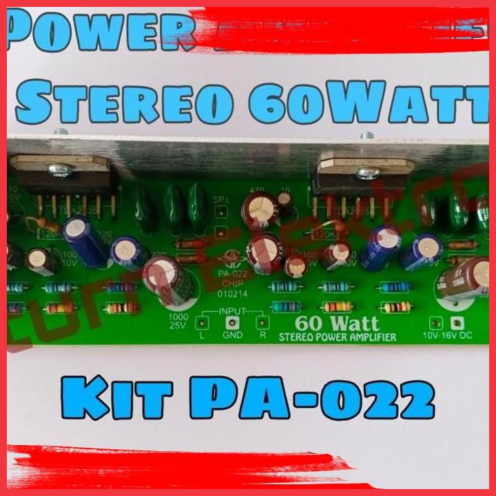 (SATU) POWER AMPLIFIER STEREO 60WATT KIT PA-022