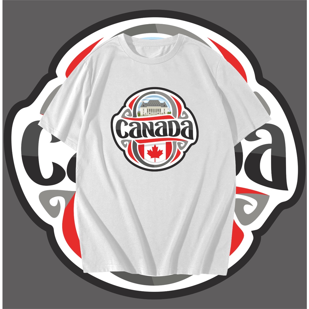 BAJU - KAOS SUVENIR CANADA TANPA LABEL UNTUK OLEH-OLEH - TSHIRT CANADA SOUVENIR