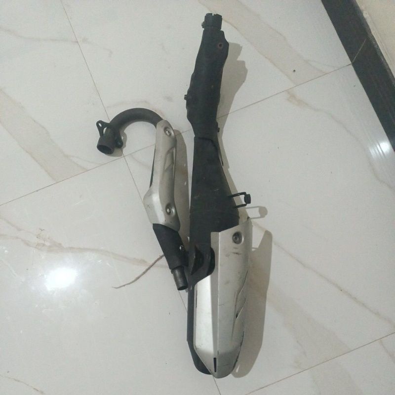 KNALPOT SETANDAR HONDA CRF ORIGINAL