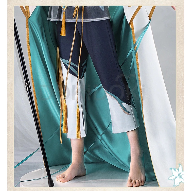 Game Genshin Impact Venti Cosplay Costume Nameless Bard Cosplay Doujin Costume Shounen Venti Cosplay