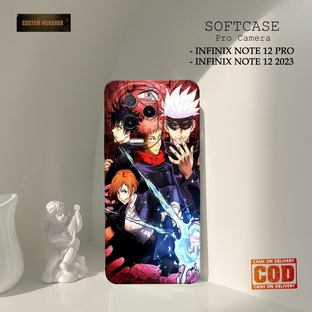 Soft case Hp Infinix Note 12 2023 / Infinix Note 12 Pro Terbaru - Fashion Case ANIME KEREN - Cassing