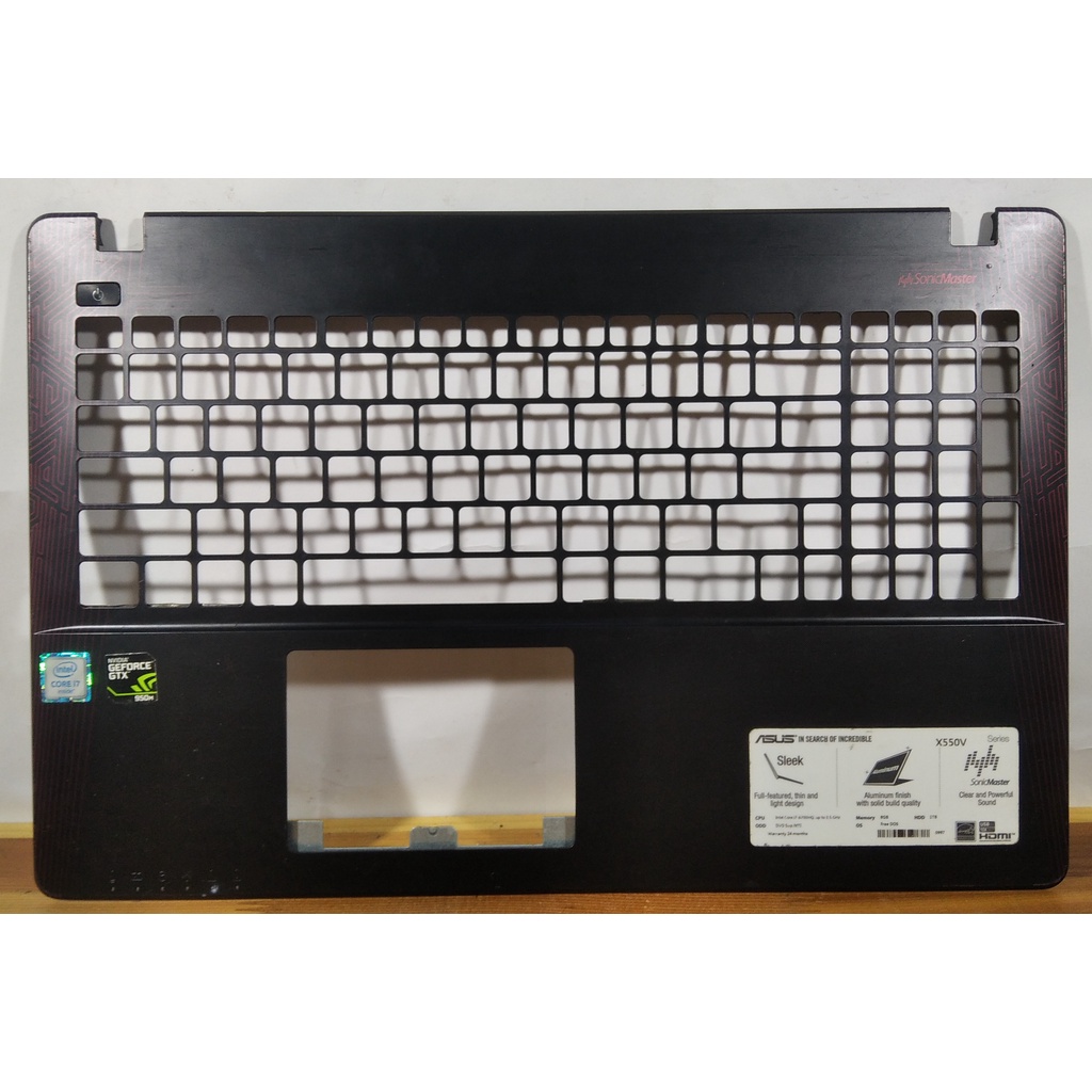 Casing Frame Keyboard palmrest laptop Asus X550V X550VX X550VXK X550J
