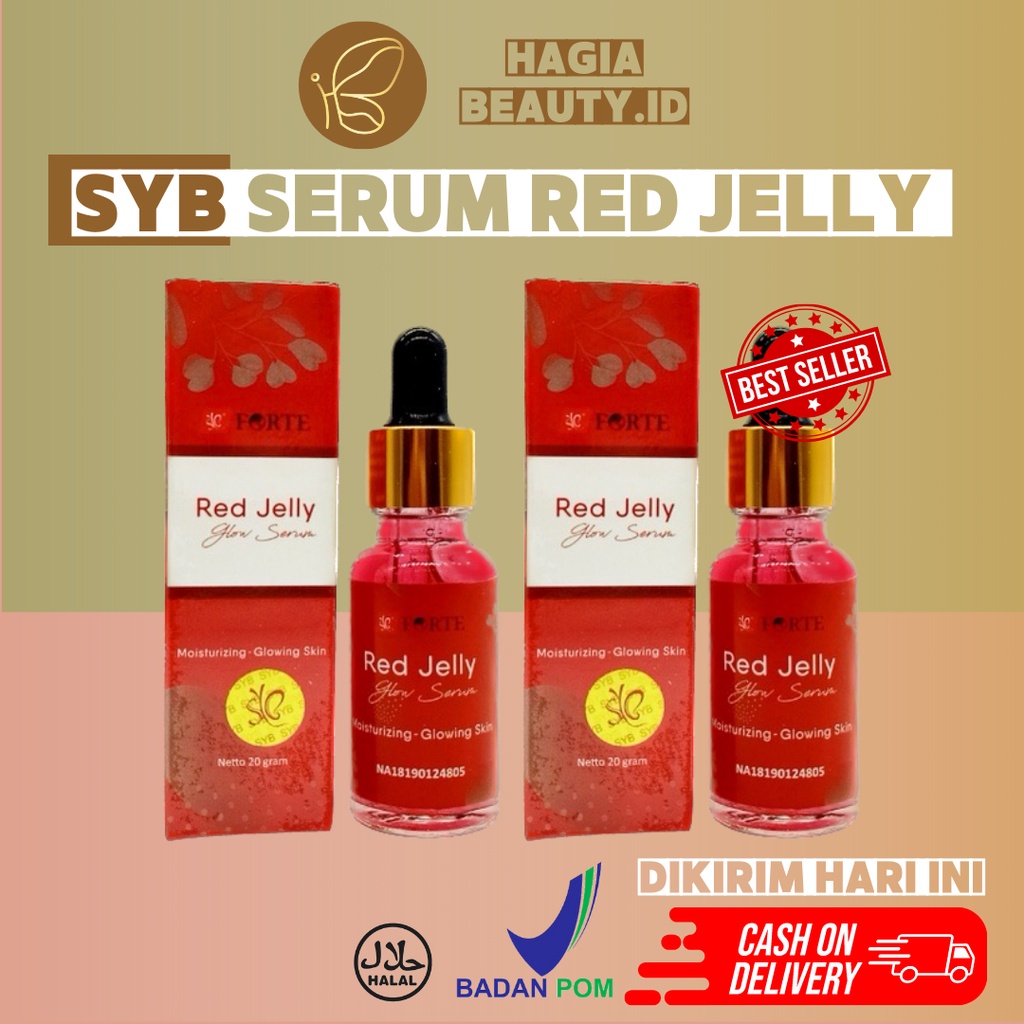 Bisa COD - SERUM RED JELLY FORTE BY SYB