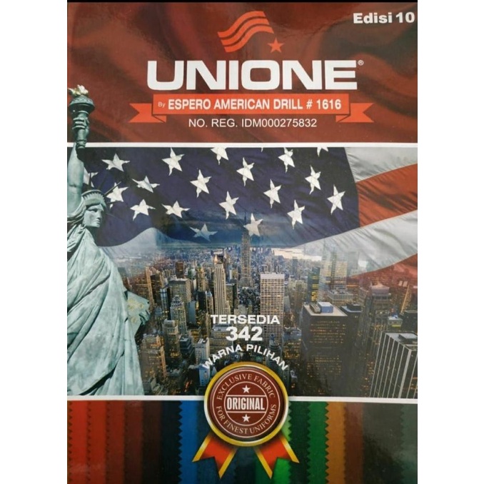 Kain Unione Drill Bahan Kain Seragam Original