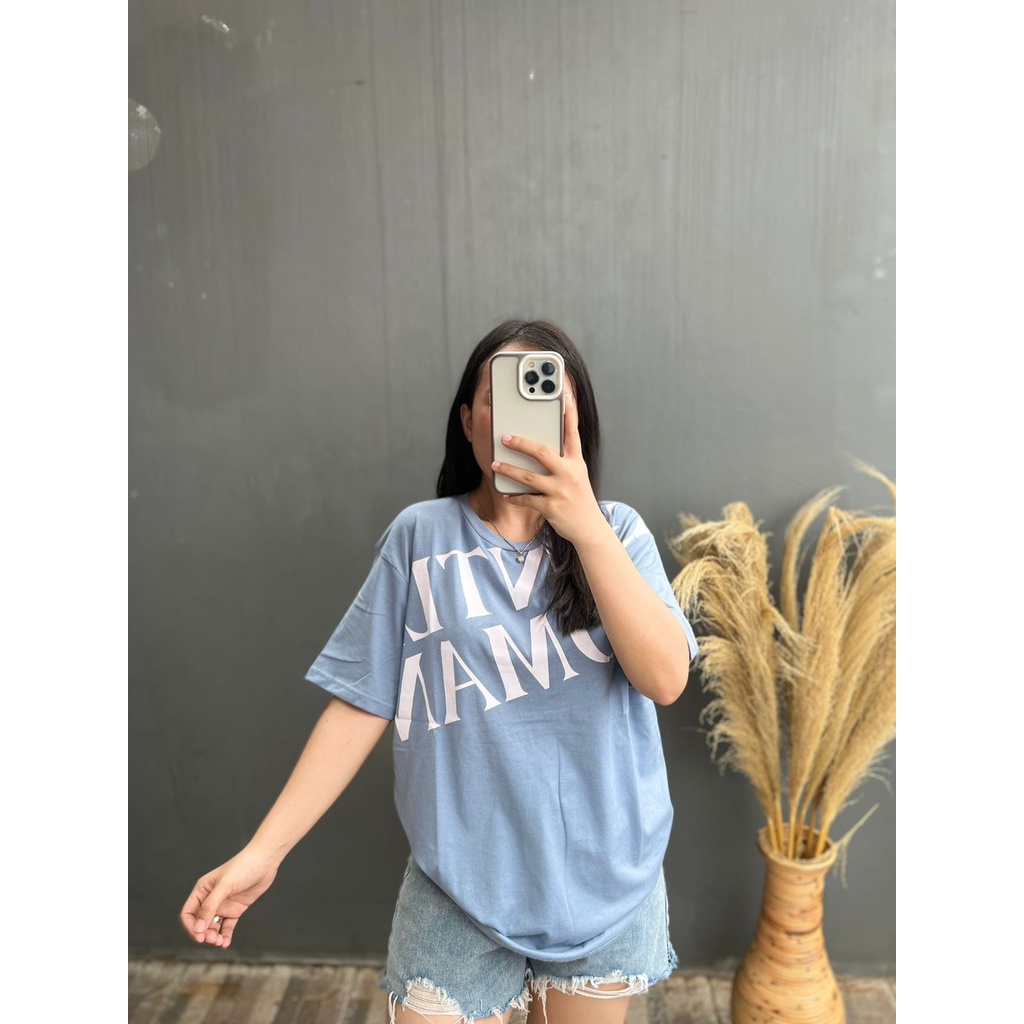 KAOS GENTLE  WOMAN | BAJU TUMBLR TEE SHIRT OVERSIZE DUSTY ROSE BLUE HITAM BEIGE | TUMBLR TEE | KOREA STYLE