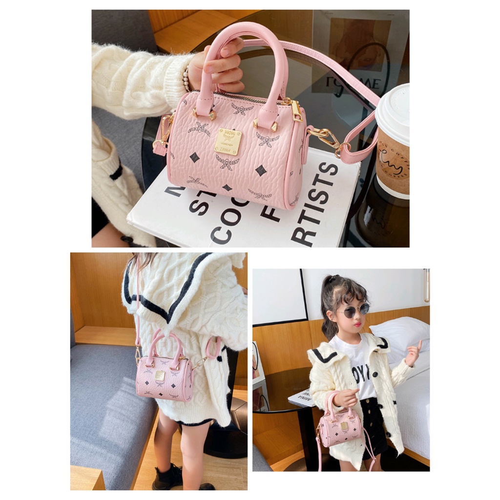 Tas Anak Selempang Perempuan Fashion Korea Kulit Mc Import