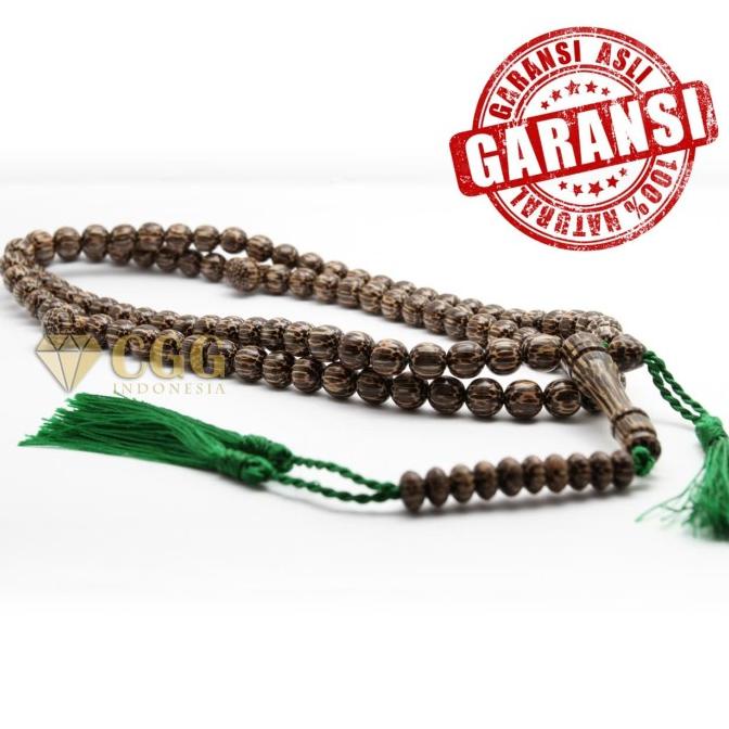 Tasbih Kayu  Liwung Macan Lawu Hitam