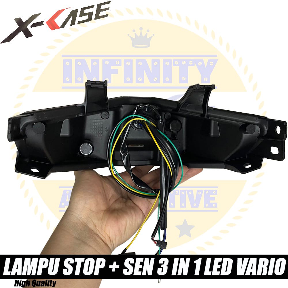 LAMPU STOP + SEN 3 IN 1 LED X-CASE WD 108 UNTUK ALL NEW VARIO 125 VARIO 150 2018-2022 LAMPU STOP LED VARIO 125/150