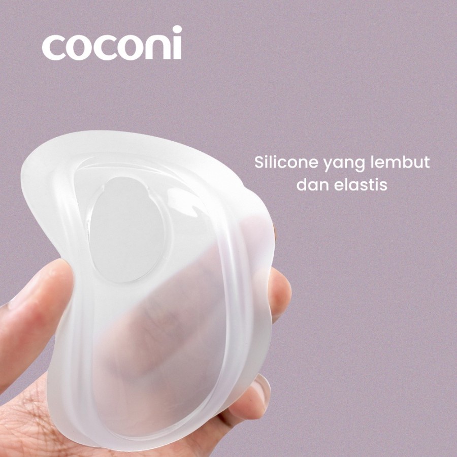 Coconi Breast Milk Collector Shell 2 Pcs / Penampung ASI Silikon 2 Pcs