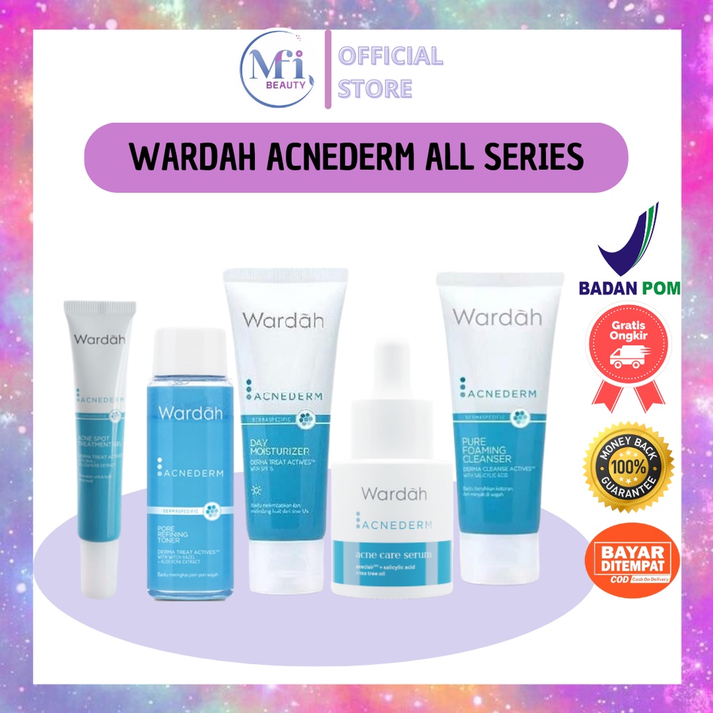 MFI - WARDAH ACNEDERM ALL SERIES | BPOM | FULL STOCK