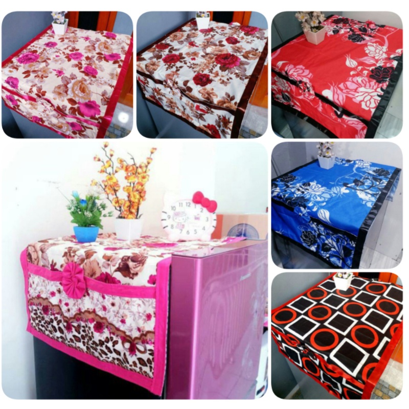 Taplak Kulkas 1 Pintu Motif Shaby